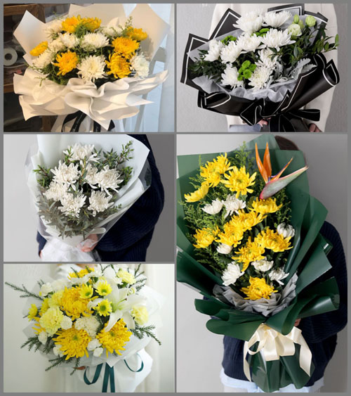 浙江省金华婺城区塔石乡余坞里村白事花束代送